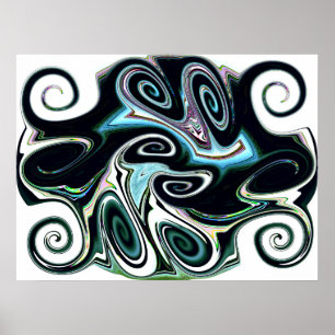 Poster abstrato do divertimento