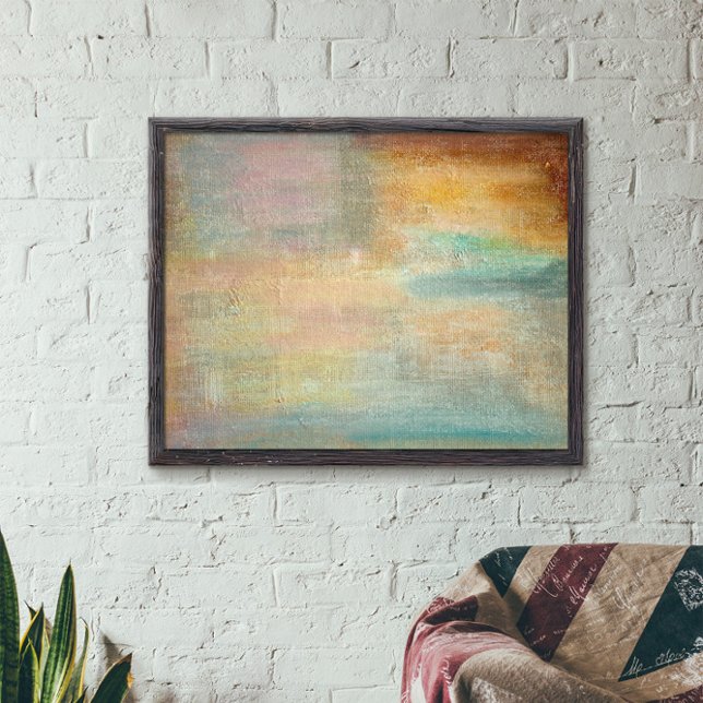 Poster Abstrato do outono de Artsy Modern (Criador carregado)