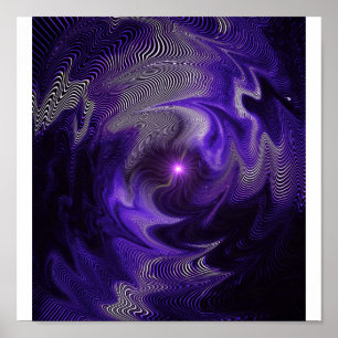 Pôster Abstrato do roxo