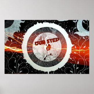 Poster Abstrato Dubstep Auto-falante stream