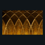 Poster Abstrato elegante art deco geométrico ornamentado<br><div class="desc">Abstrato elegante art deco geométrico de fundo texturizado de ouro ornamentado.</div>