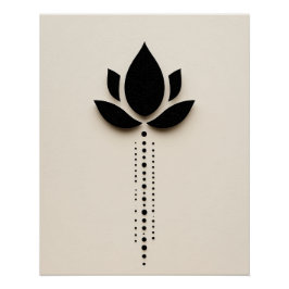 Pôster Abstrato Flower Art