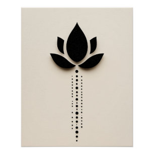 Pôster Abstrato Flower Art