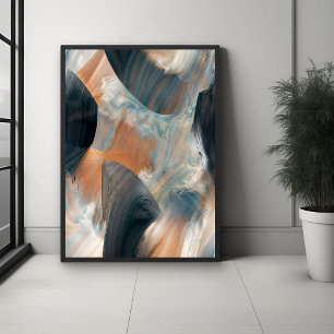 Pôster Abstrato Fluid Dreamscape Flow Art