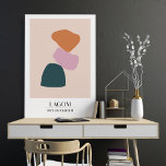 Poster Abstrato forma a exposição escandinava sem som<br><div class="desc">Abstrato dá forma à exposição escandinava Poster sem som</div>