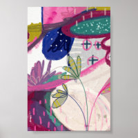 Abstrato Funky por Amy Moen