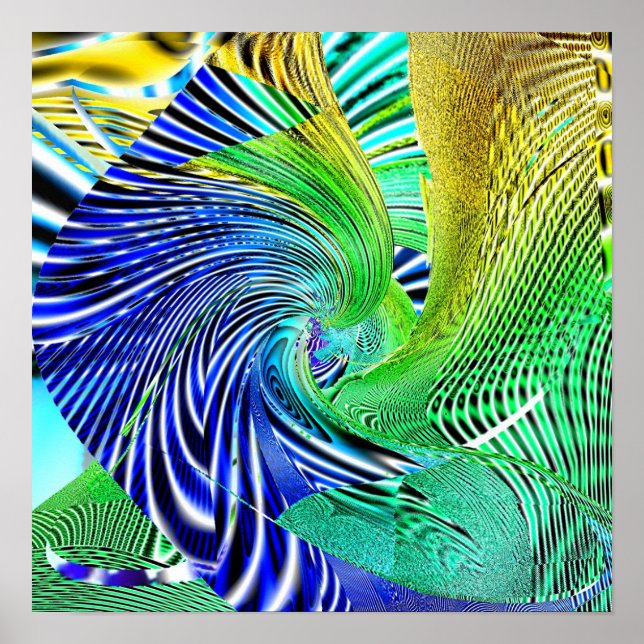 Poster Abstrato Geometria 1.1b (Frente)