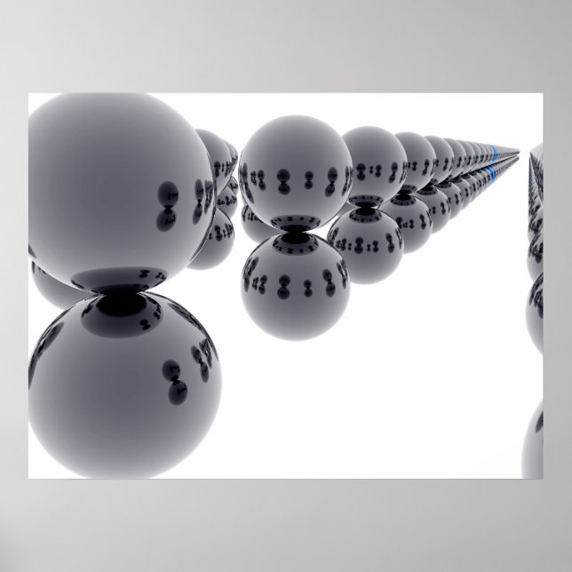 Pôster Abstrato Geometria A (Frente)