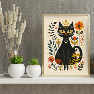 Poster Abstrato Geométrico (Matte) Nórdico 15x19