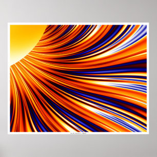 Pôster Abstrato - gravidade solar e magnetismo 3