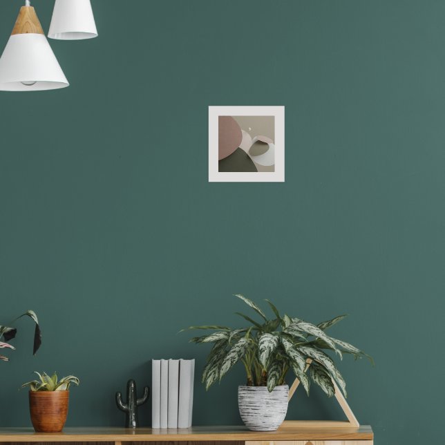 Poster Abstrato Harmony | Formas de Sobreposição de Tom S (Sala de Estar 1)
