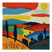 Abstrato Landscape Art