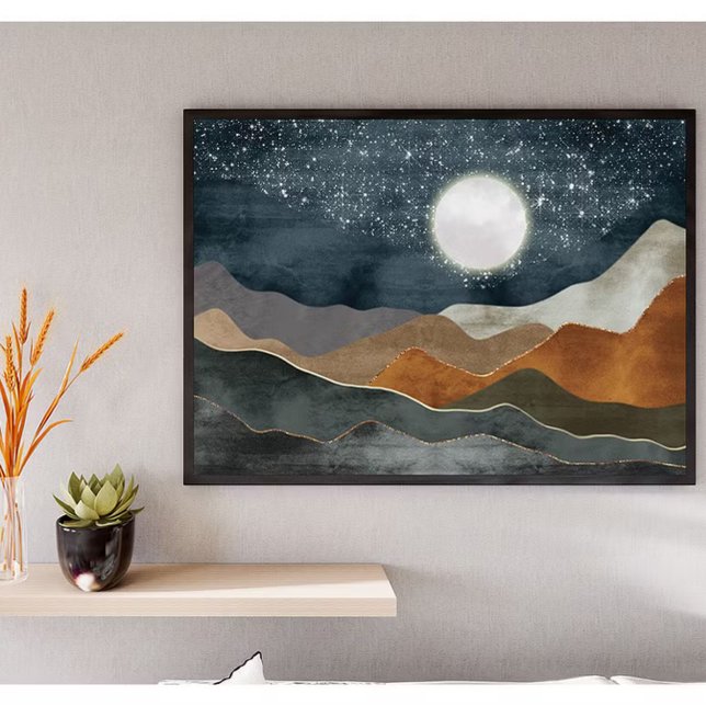 Pôster Abstrato Landscape Poster (Criador carregado)
