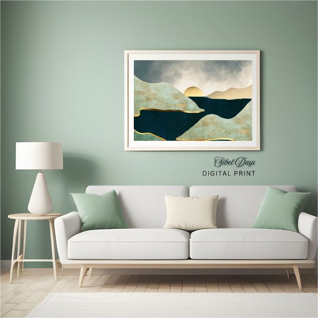 Pôster Abstrato Landscape Poster (Criador carregado)