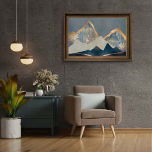 Pôster Abstrato Landscape Poster
