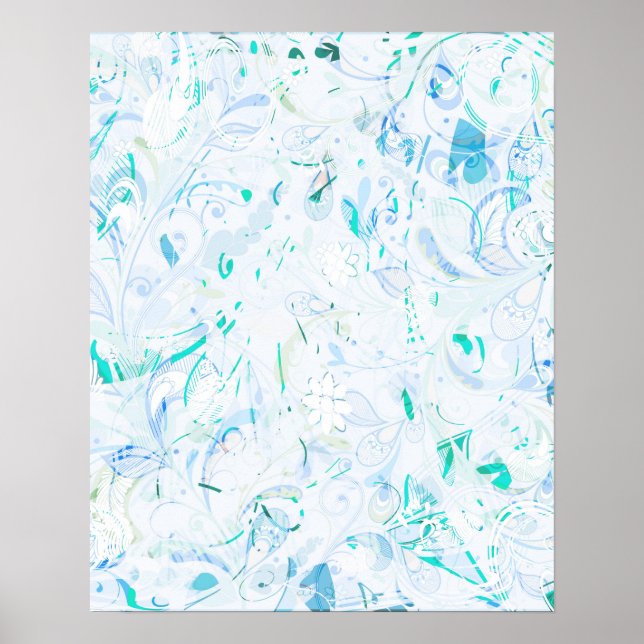 Poster Abstrato Mandala (Frente)