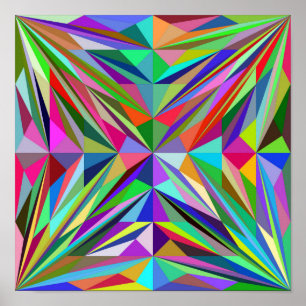 Poster Abstrato Mandala