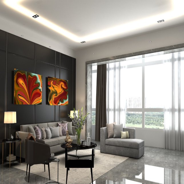 Pôster Abstrato mármore - Poster brilhante colorido (Criador carregado)