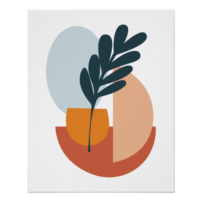 Pôster Abstrato Modern Art (Frente)