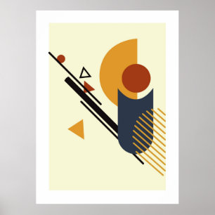 Poster Abstrato Modern Design