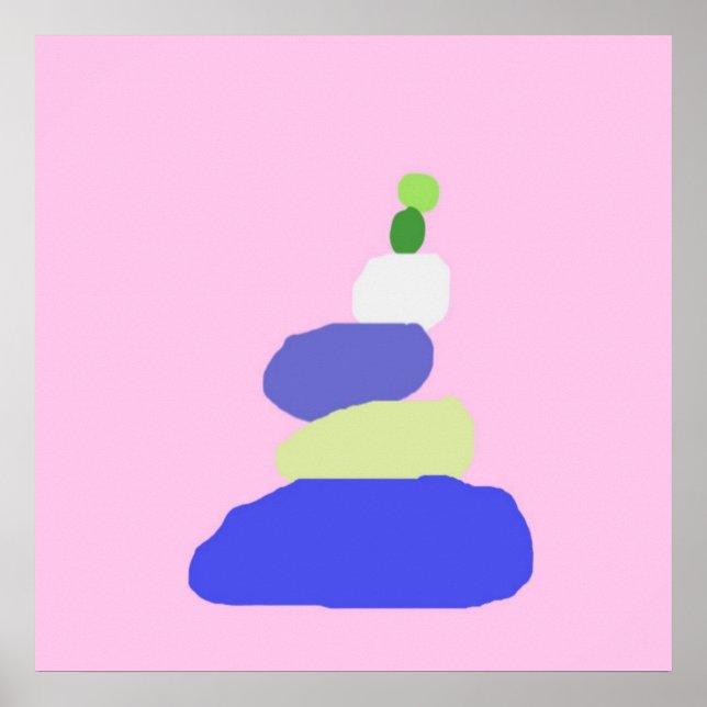 Poster abstrato moderna (Frente)