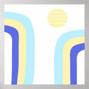Poster abstrato moderna
