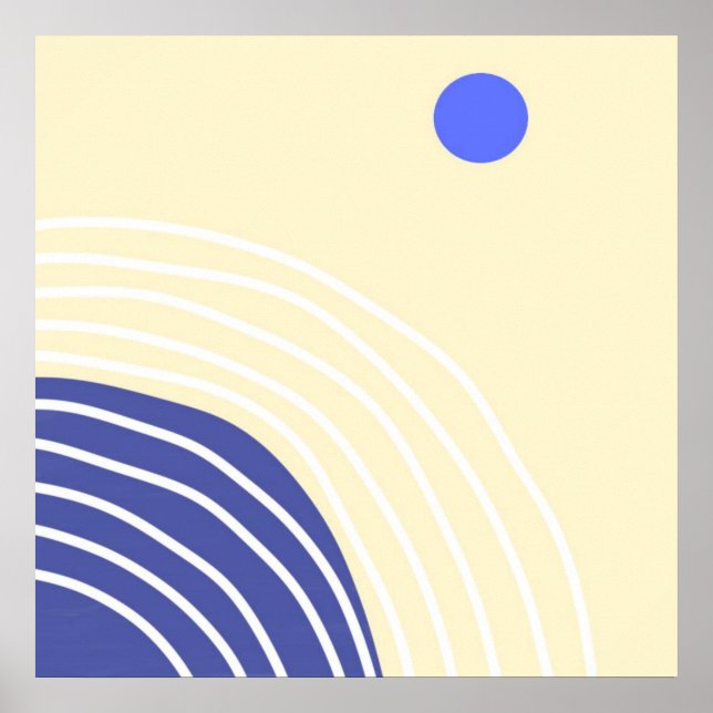 Poster abstrato moderna (Frente)