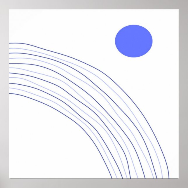 Poster abstrato moderna (Frente)