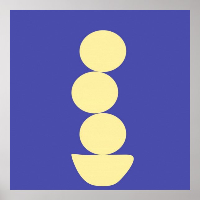 Poster abstrato moderna (Frente)