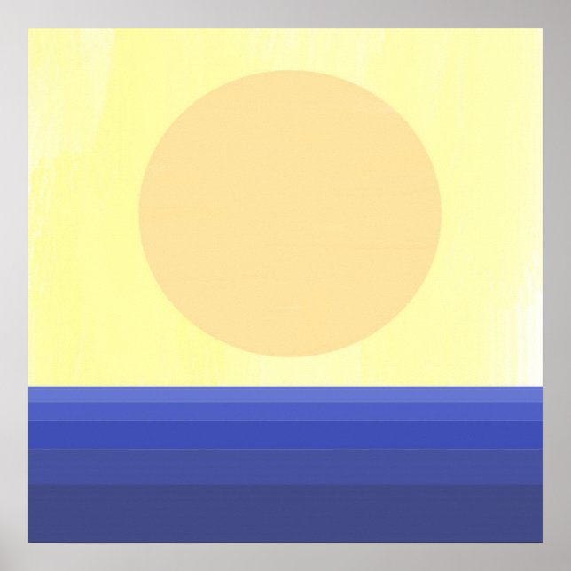 Poster abstrato moderna (Frente)