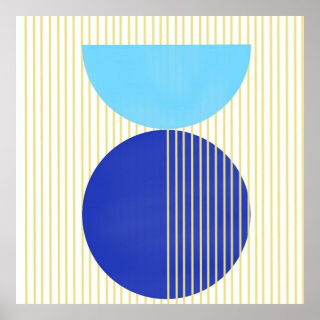 Poster abstrato molda arte (Frente)