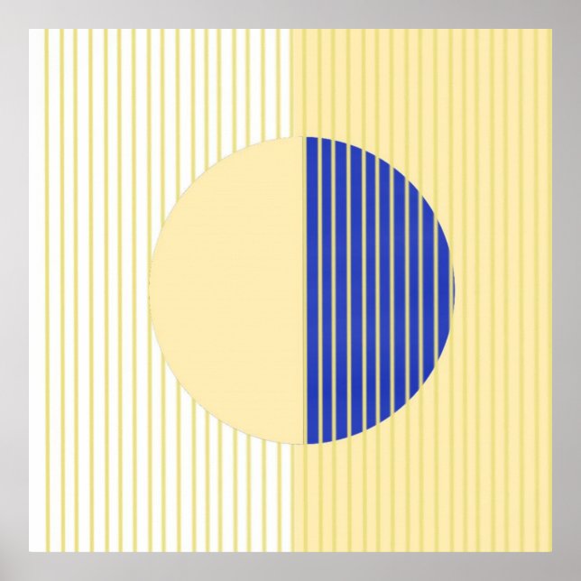 Poster abstrato molda arte (Frente)