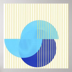 Poster abstrato molda arte