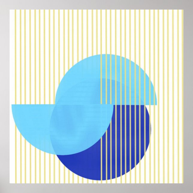 Poster abstrato molda arte (Frente)