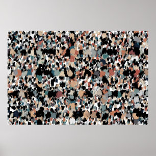 Poster Abstrato Mottled Camo
