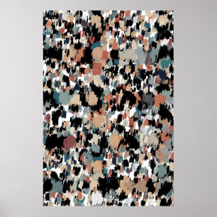 Poster Abstrato Mottled Camo