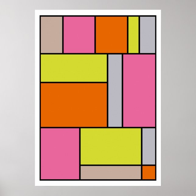 Poster Abstrato nº 18 (Frente)