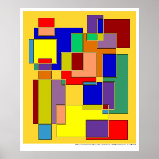 Pôster Abstrato nº 26 (Frente)