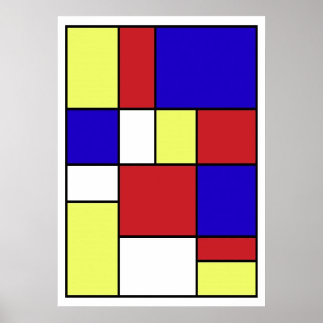 Poster Abstrato nº 406 (Frente)