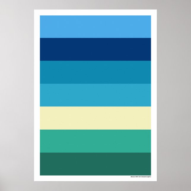 Pôster Abstrato nº 409 (Frente)