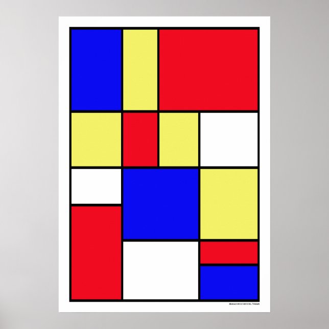 Pôster Abstrato nº 412 (Frente)