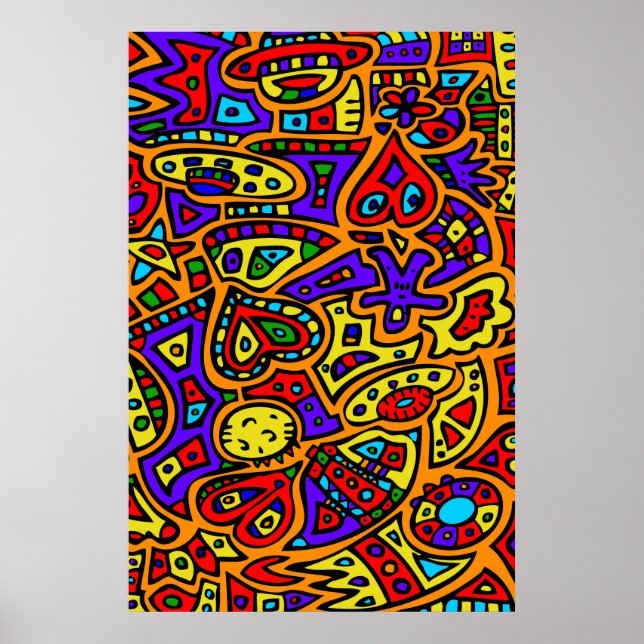 Poster Abstrato nº 416 (Frente)