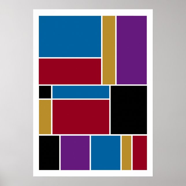 Poster Abstrato nº 419 (Frente)