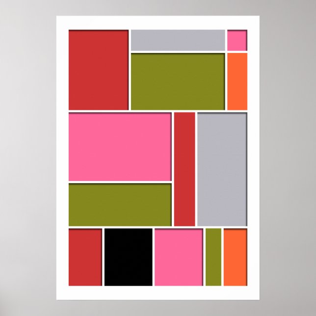 Pôster Abstrato nº 49 (Frente)