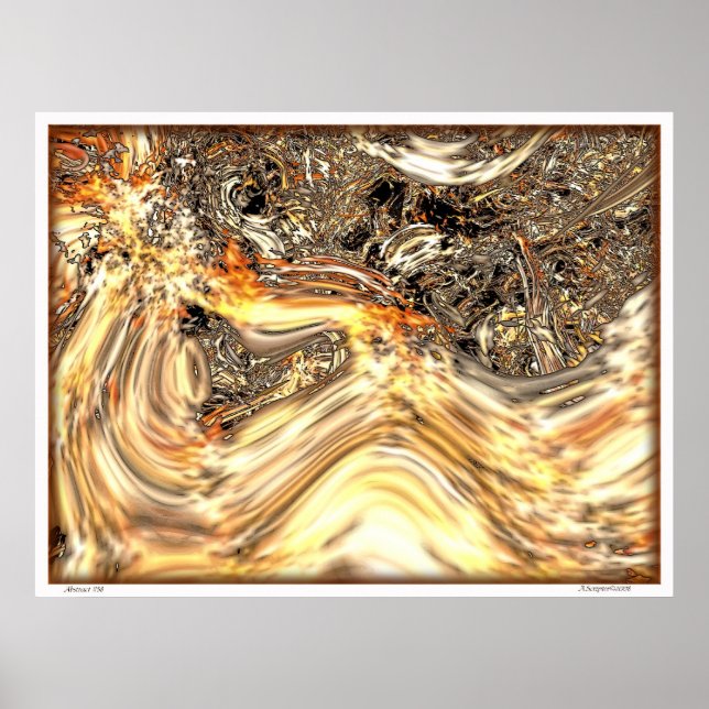 Pôster Abstrato nº 58 (Frente)