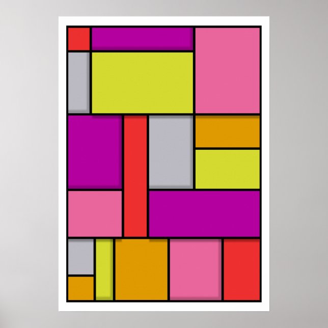 Pôster Abstrato nº 60 (Frente)