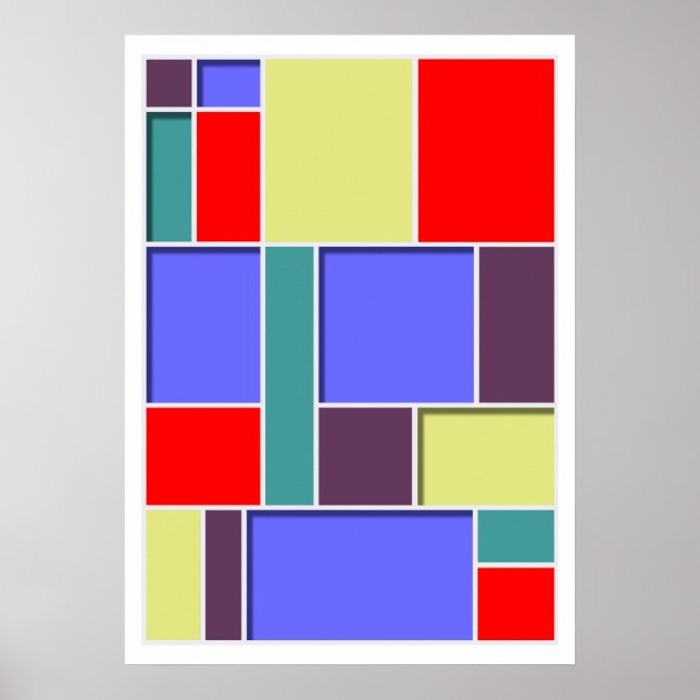 Poster Abstrato nº 65 (Frente)