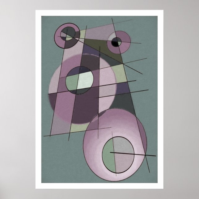 Pôster Abstrato nº 851 (Frente)