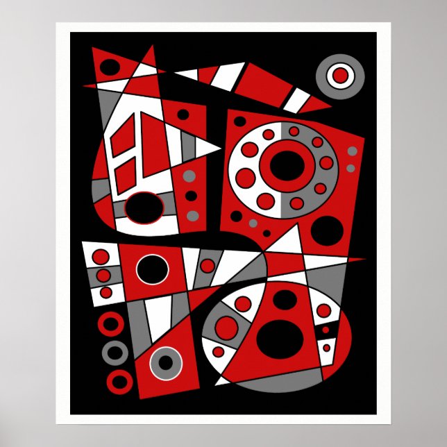 Pôster Abstrato nº 946 (Frente)