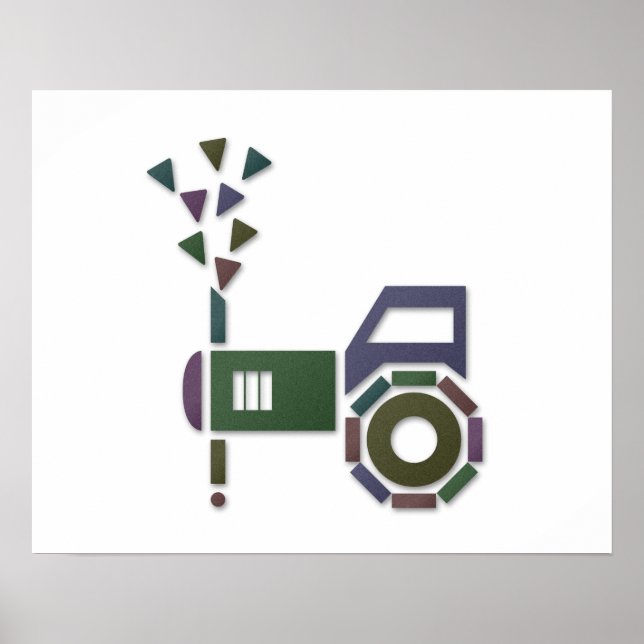 Poster Abstrato ou (Frente)